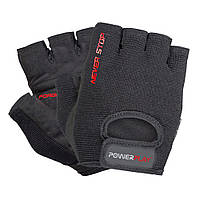 Перчатки для фитнеса PowerPlay 9077 черно-красные M. Перчатки для спорта, спортивные перчатки -UkMarket-