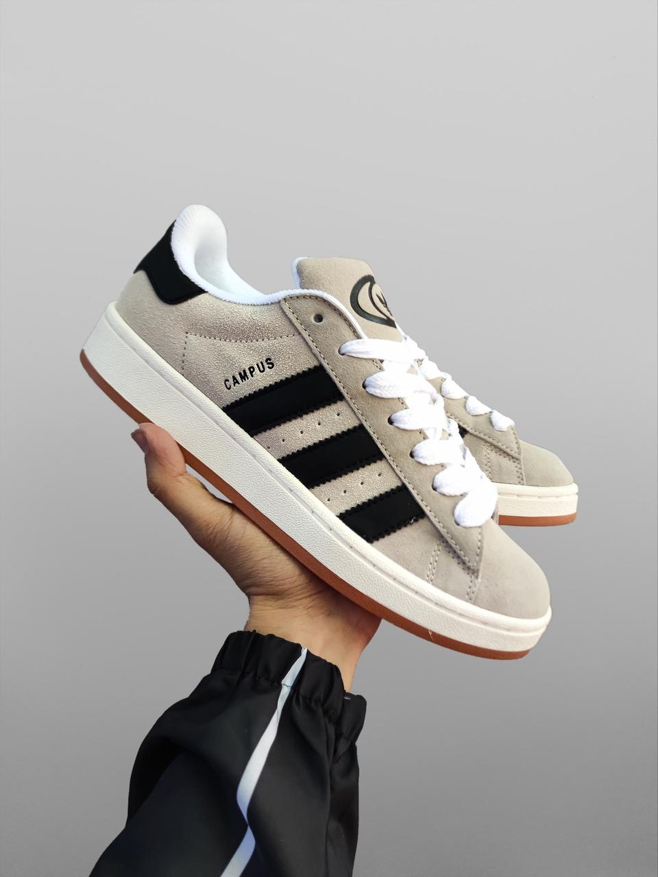 Кроссовки мужские Adidas Campus 00s Grey Black серые адидас кеды ...