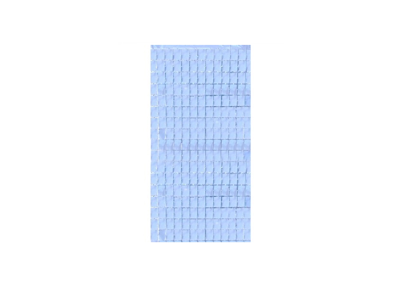 Завіса фольга Квадратна Baby Blue Блакитна, 1х 2м