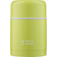 Термос Well Done 0,6 л Light Green (WD-7016G)