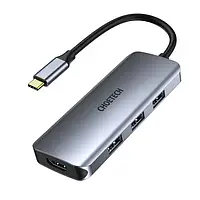 USB-хаб Choetech 7-in-1 Multiport USB Type-C Hub (HUB-M19) Gray