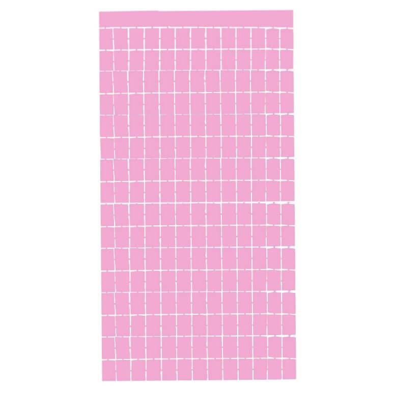 Завіса фольга Квадратна Baby Pink Рожева, 1х 2м