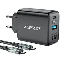 Сетевое зарядное устройство для телефона Acefast A17 65W GaN Black