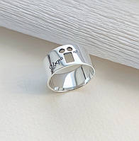 Серебряное кольцо с буквой "Ї"