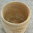 Бамбукова чашка 9х6см, класична натуральний бамбук ручна робота, фото 7