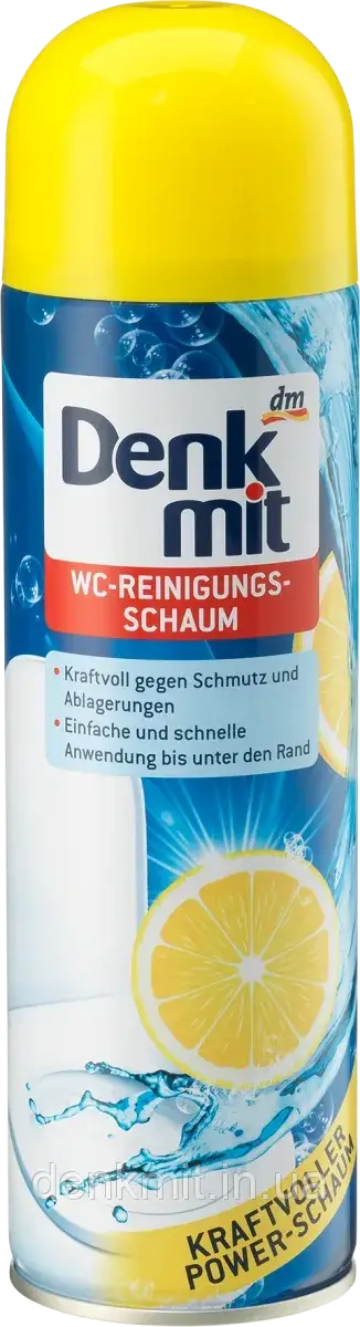 Піна-очисник для унітазу Denkmit WC-Reinigungsschaum Zitrone, 500 мл