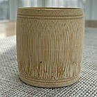 Бамбукова чашка 5.5х5см, класична натуральний бамбук ручна робота, фото 5