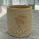 Бамбукова чашка 5.5х5см, класична натуральний бамбук ручна робота, фото 4