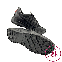 Кросівки чоловічі шкіряні чорного кольору “Style Shoes”, фото 5