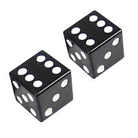 Ковпачки гральні кубики на ніпель авто вело мото, шредер (schrader) 2 шт.