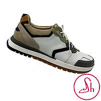 Кросівки чоловічі шкіряні в світлих тонах “Style Shoes”, фото 2