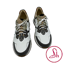 Кросівки чоловічі шкіряні в світлих тонах “Style Shoes”, фото 5