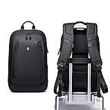 Рюкзак Arctic Hunter B00443 для ноутбука до 15.6 дюймів (Чорний), фото 2