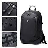Рюкзак Arctic Hunter B00443 для ноутбука до 15.6 дюймів (Чорний), фото 5