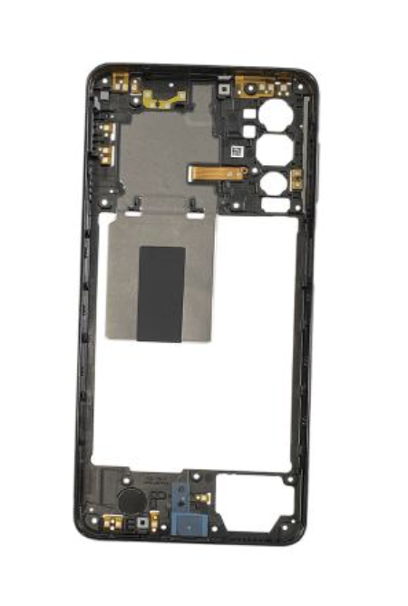 Середня частина корпусу Samsung M526B Galaxy M52, чорна, фото 1