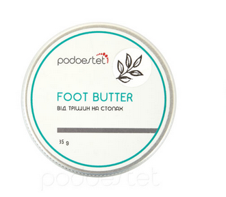 Батер від тріщин на стопах «Евкаліпт» Podoestet Foot butter, 35 гр