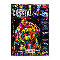 Креативное творчество "Crystal mosaic Пес" Danko Toys CRM-02-05, 6 форм элементов, Time Toys