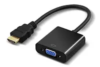 Адаптер HDMI/VGA 12 Кабель-переходник с цифрового на аналоговый сигнал