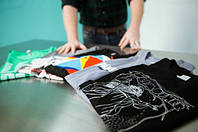 Изготовление футболок с логотипом и рисунками, футболки оптом, футболки под нанесение.