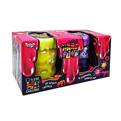 В'язка маса "Mega Stretch Slime" Danko Toys SLM-11-02U 2 банки Вид 1 , World-of-Toys