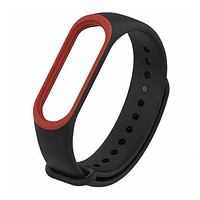 Ремінець до Mi Band 3/4 Black/Red