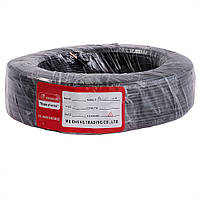 Провод монолитный 1.0mm2 (18AWG/D1.13мм, медь, PVC), черный