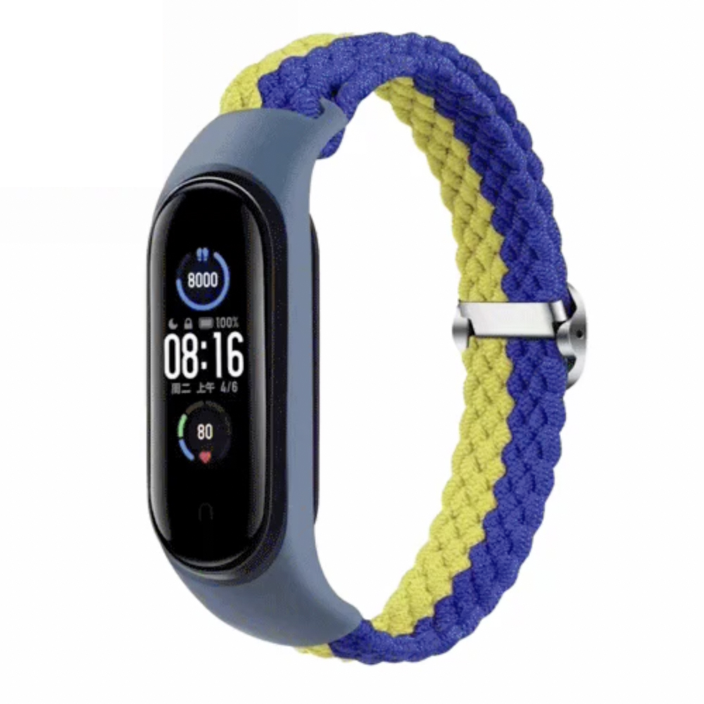 Ремінець плетений до Mi Band 5/6 Ukraine