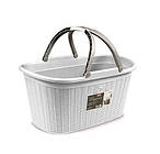 Кошик для білизни Stefanplast Elegance білий 58х38х29,5см 35л (PRO176/1)