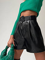 Шорти з еко-шкіри новинка 2022