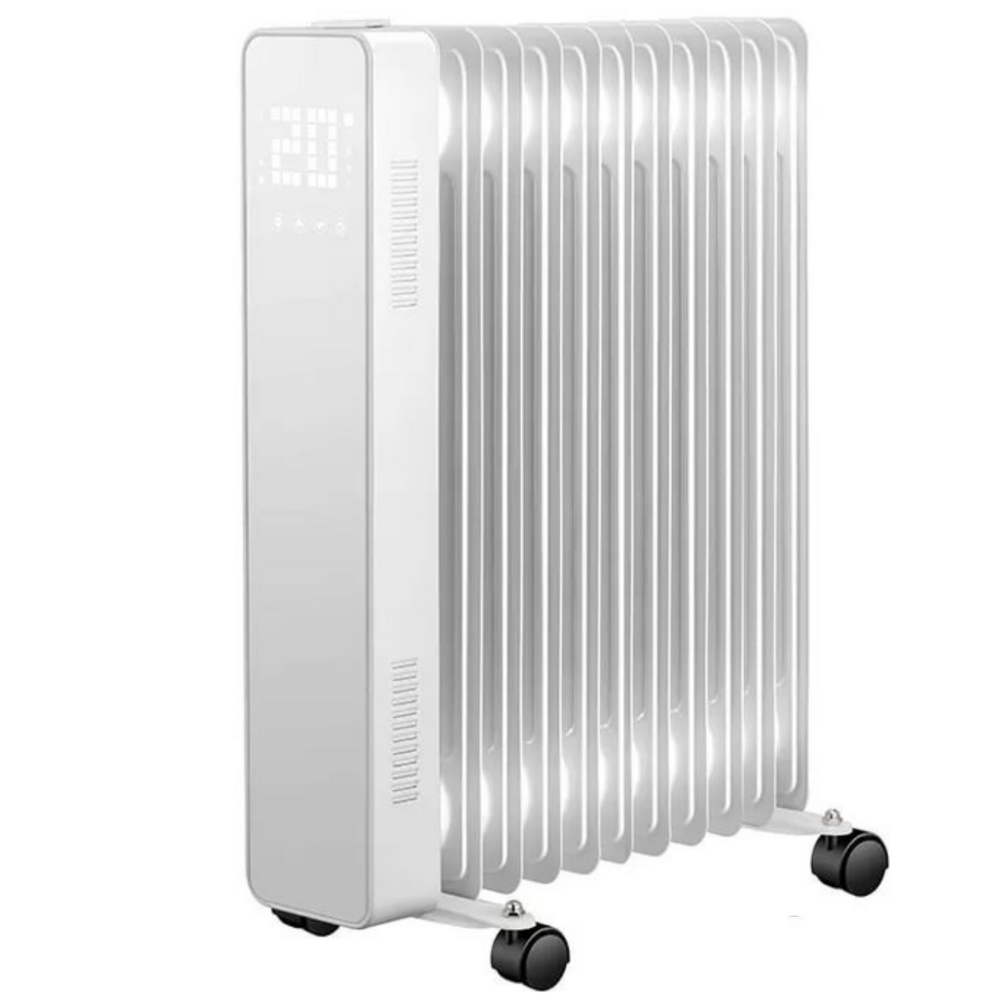 Масляний обігрівач SUNTECH Loft TI-1100W 2500W | 11 секцій, білий, фото 1