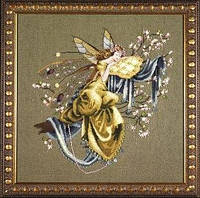 The Dreaming Fairy Мрійлива Фея. Схема вишивки хрестиком. Mirabilia Design (MD80)