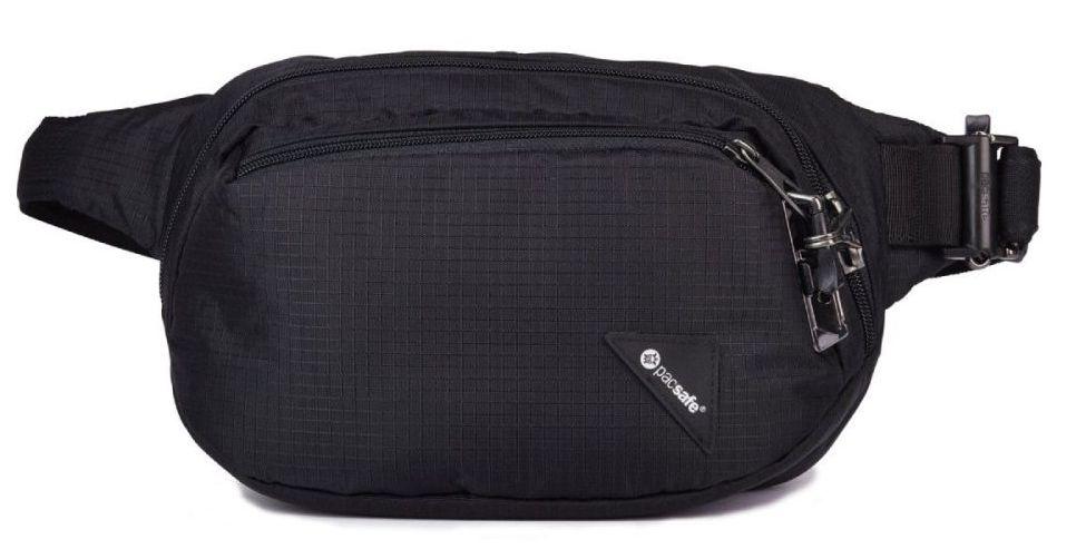 Сумка на пояс чоловіча Pacsafe Vibe, чорний