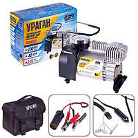 Компресор автомобільний "Ураган" КА-У12050 150psi/15Amp/40л/прикур.+перехідник