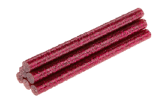 Стрижні клейові Ø 8 мм L=100 мм 6 шт., рожеві, TOPEX, 42E186