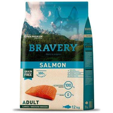 Bravery Dog Large/Medium Salmon - Корм бравері з лососем для собак середніх та великих порід, фото 1