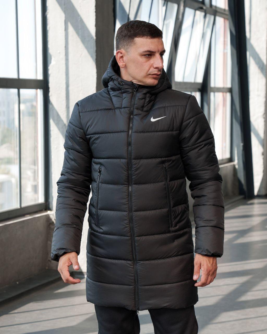 Чоловіча зимова куртка Nike подовжена