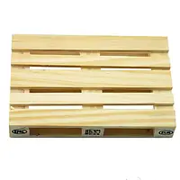 Костер подставка "Mini Pallet" 12х8х1.8см из дерева The Bars