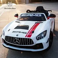 Детский электромобиль Mercedes AMG белый на аккумуляторе