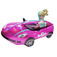 Фольгована куля фігура авто Барбі 82 см