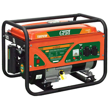 Генератор бензиновий 3.0/3.3кВт 4-х тактний ручний запуск GRAD, фото 1