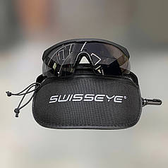 Окуляри балістичні Swiss Eye Blackhawk, колір – Чорний, з комплектом лінз і чохлом, сертифіковані (40421)