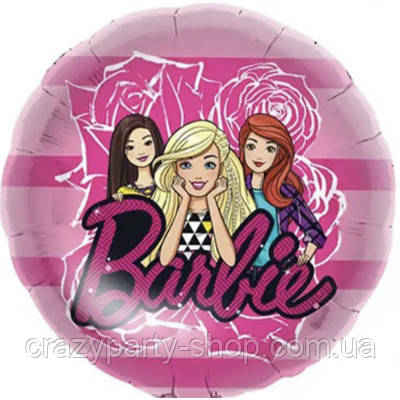 Фольгована куля друзі Барбі 40 см, фото 1