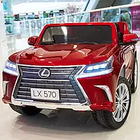 Детский электромобиль двухместный джип Lexus LX570