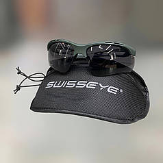 Окуляри балістичні Swiss Eye Attac, колір – Олива, з комплектом лінз і чохлом, сертифіковані (40393)