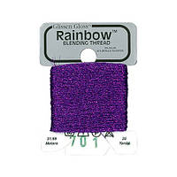 Rainbow Blending Thread 701 Violet Металлизированное мулине Glissen Gloss RBT701