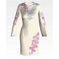 Набір для вишивки бісером Барвиста Вишиванка заготовки жіночої сукні вишиванки Ніжні орхідеї ПЛ087шМннннk
