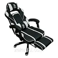 Кресло геймерское Large Deus игровое черно-белое