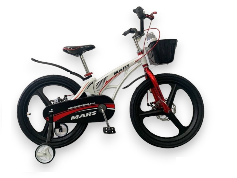 Велосипед 20'' Mars білий (магній) Disc