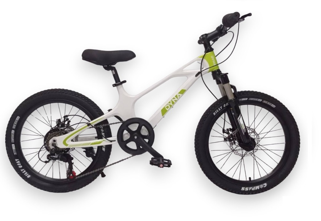 Велосипед 20'' М-1 Dyna Magnesium біло-зелений