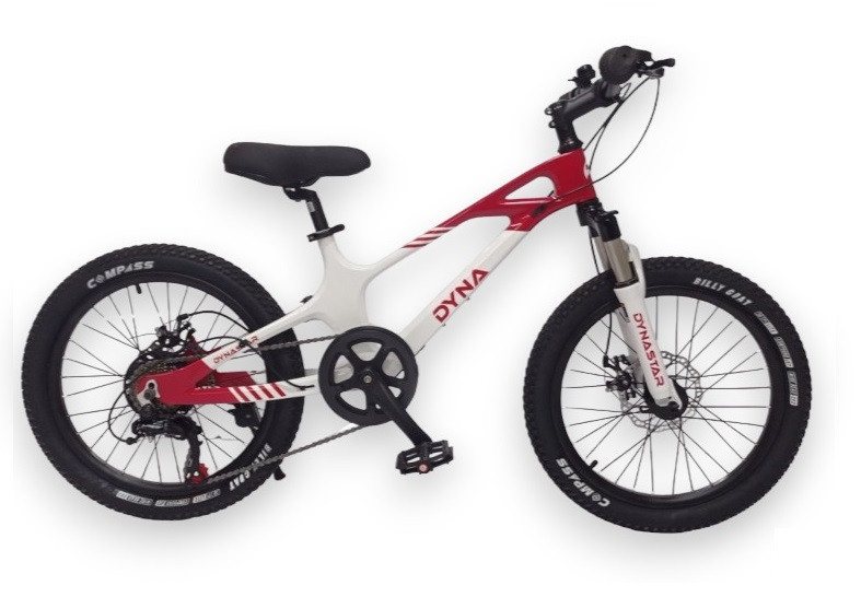 Велосипед 20'' М-1 Dyna Magnesium біло-червоний